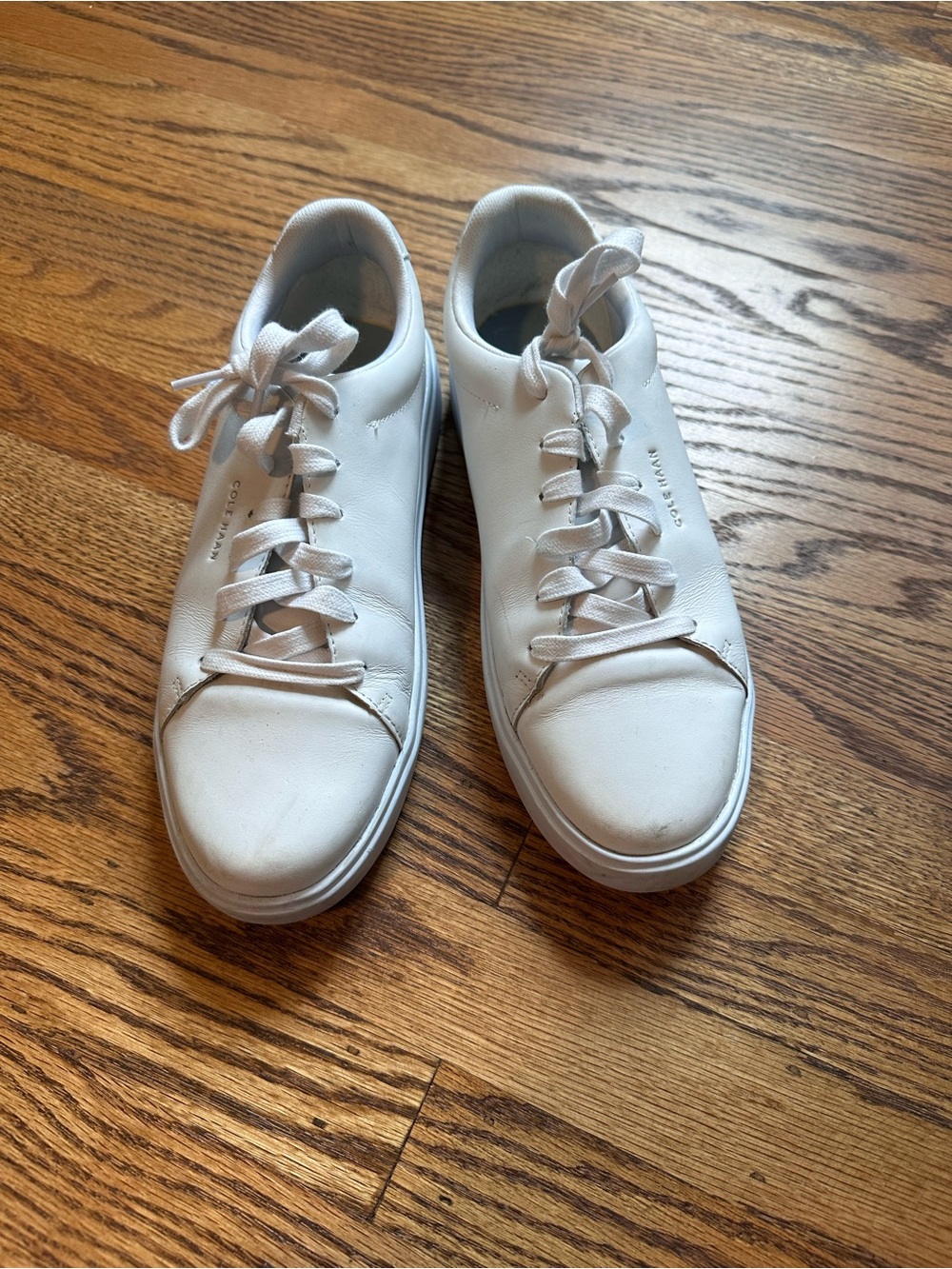 Cole Haan White Leather Women's Low-Top Sneakers